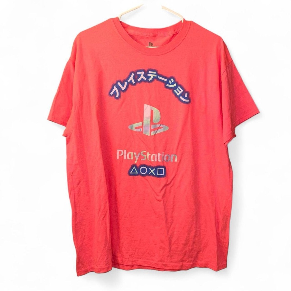 Sony PlayStation Pink Graphic T-Shirt